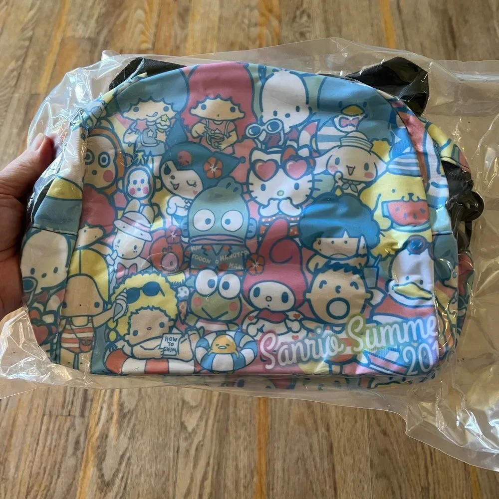 Sanrio Kids Cartoon Print Bag - Blue